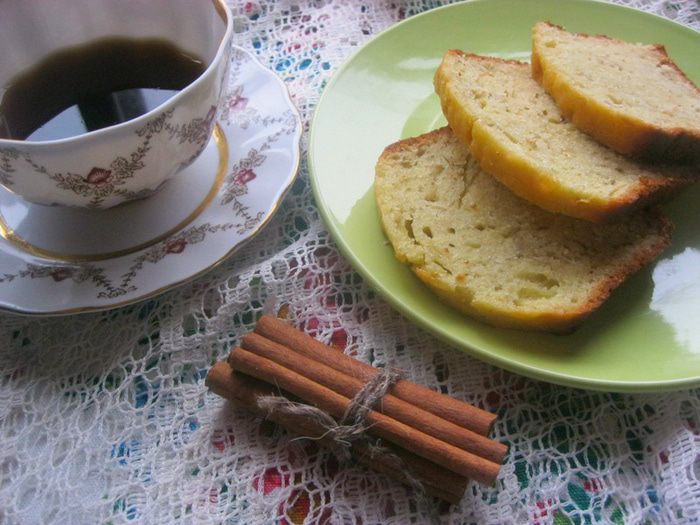 Кекс на молоке с овсяными хлопьями