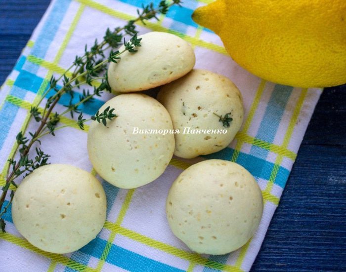 Лимонное печенье с тимьяном