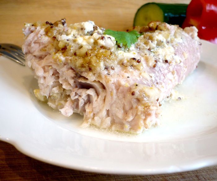 Запеченная рыбка под шубой из пармезана и хлебной крошки