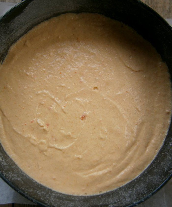 Кабачково-морковный пирог с лимонным кремом