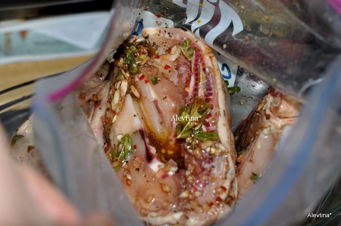 Курочка под гнетом в итальянском стиле