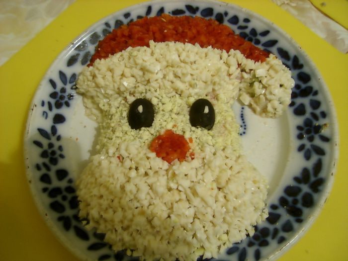 Салат &amp;quot;Дед Мороз&amp;quot;