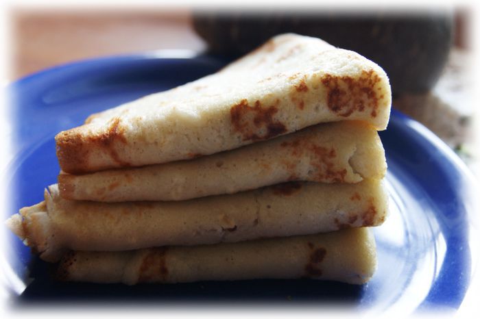 Блинчики на кокосовом молоке