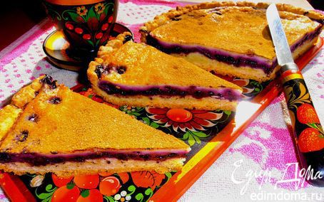 Тарт &amp;quot;Черника в сметане&amp;quot;