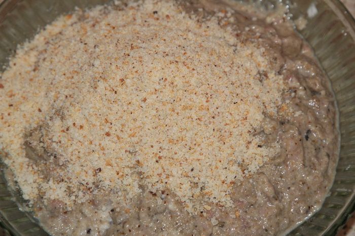 Куриные котлетки с грибами