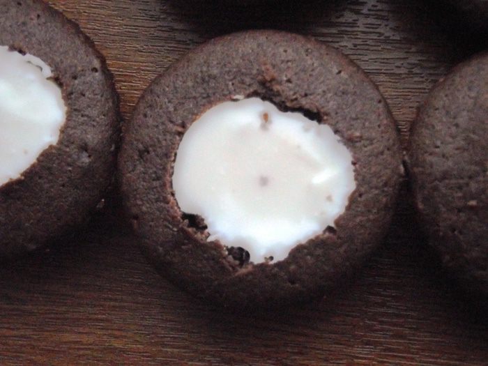 Шоколадные капкейки с кремом из сливочного сыра