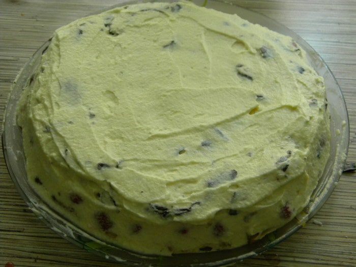 Зефирный торт с клубникой