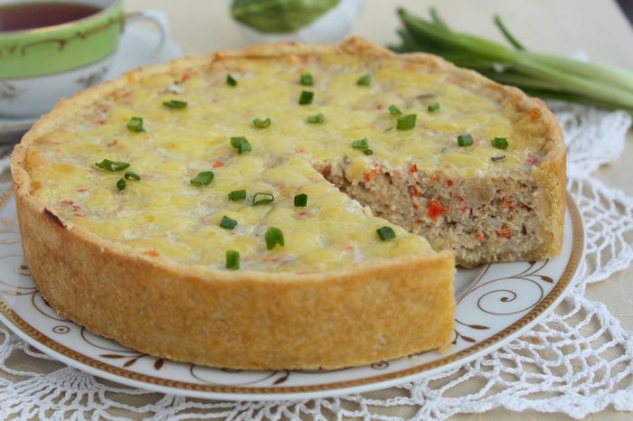 Пирог-суфле с рыбой