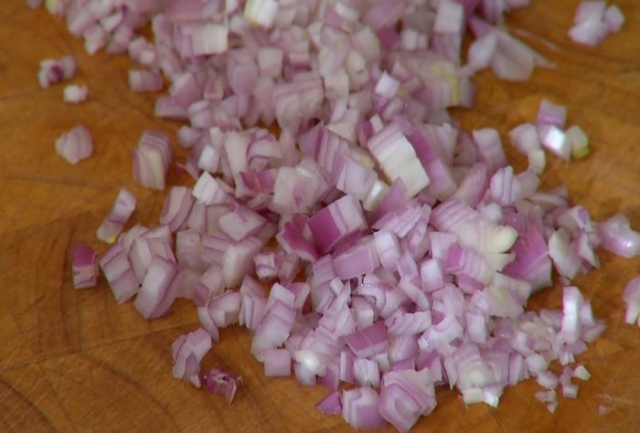 Черный рис с креветками