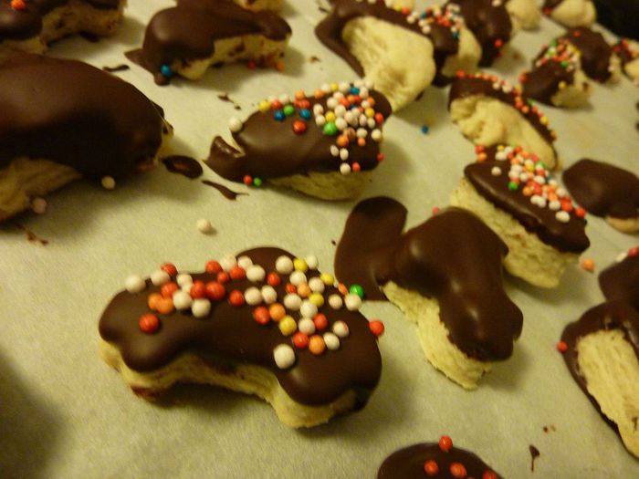 Салат с креветками и орехами пекан