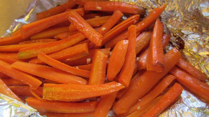 Гарнир из пряной моркови