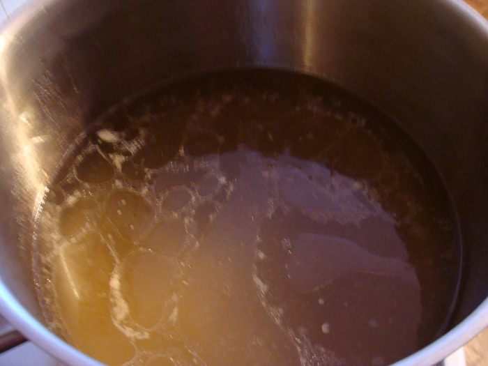 Суп-лечо с телячьей грудинкой