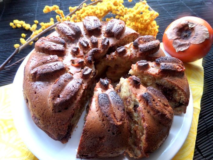 Бананово-шоколадный кекс