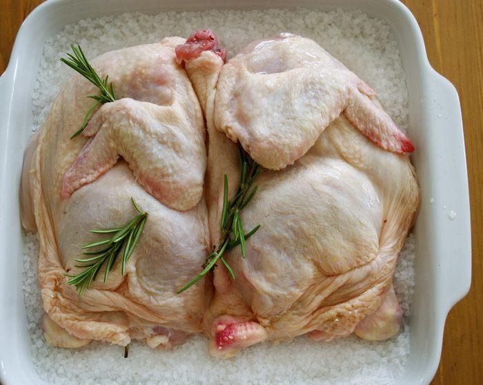 Курочка в соли