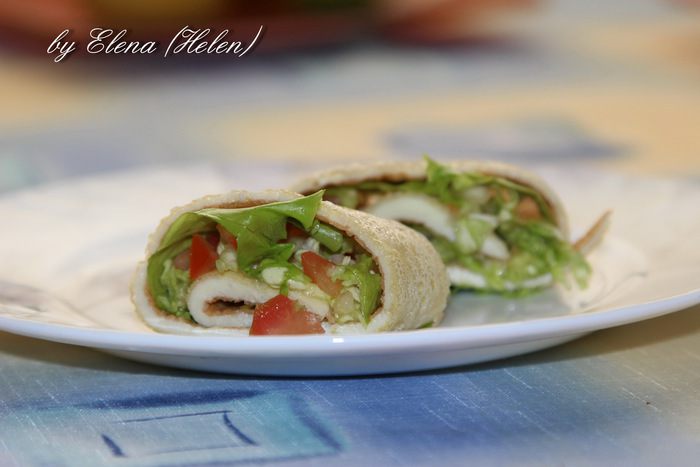 Утренние яичные роллы