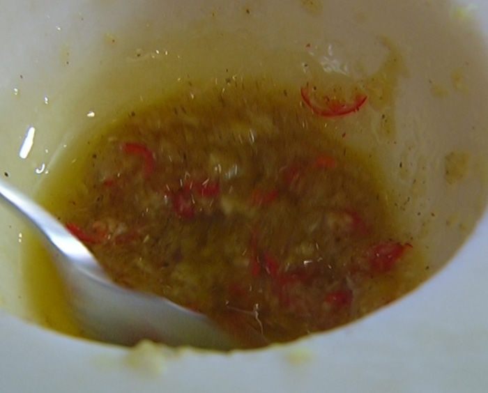 Креветки с имбирем и медом под грилем