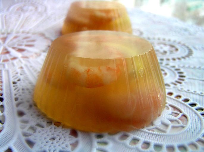 Креветки в шампанском