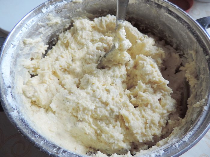 Творожно-кокосовый кекс с абрикосами