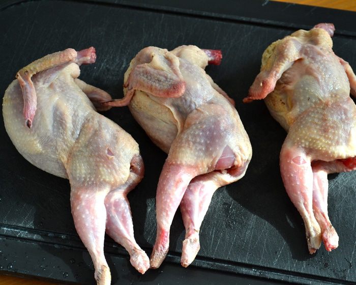 Фаршированные перепелки