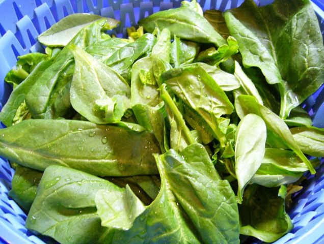 Жюльен с грибами и шпинатом