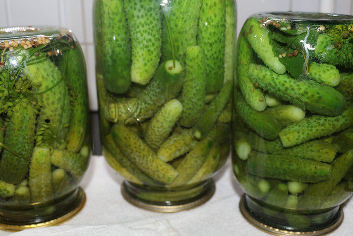 Маринованные хрустящие огурчики