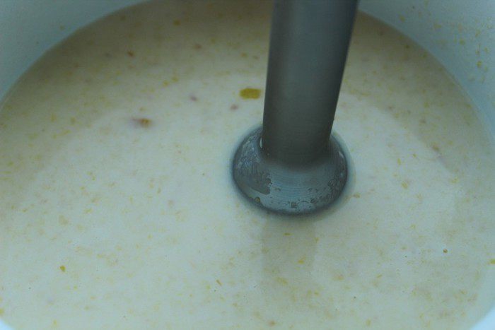 Крем-суп из лука-порея