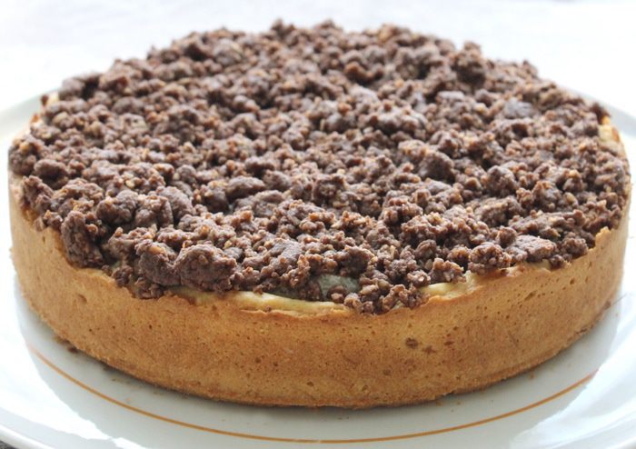 Шоколадно-кокосовый тарт