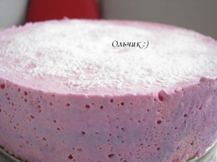 Воздушный Черри-Чизкейк (без выпечки)