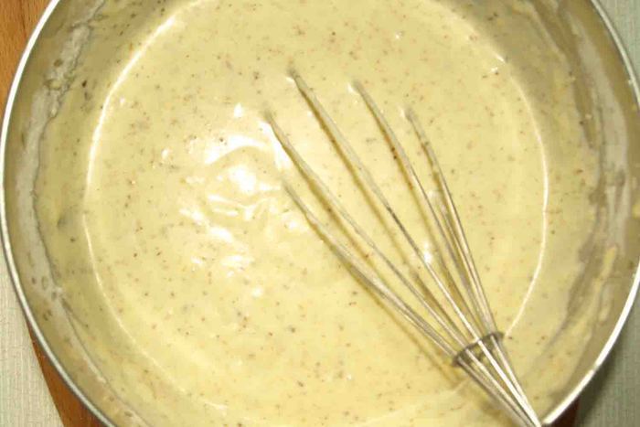 Миндальные блинчики с рикоттой и карамелизированными апельсинами