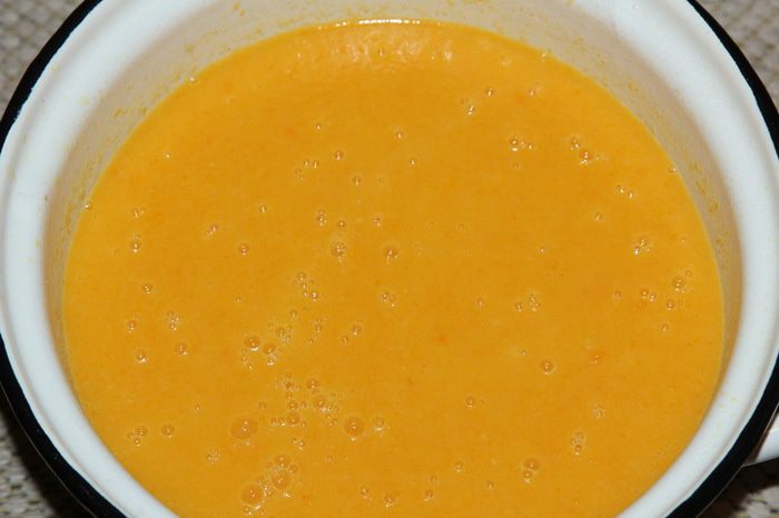 Яблочно-морковный суп-пюре