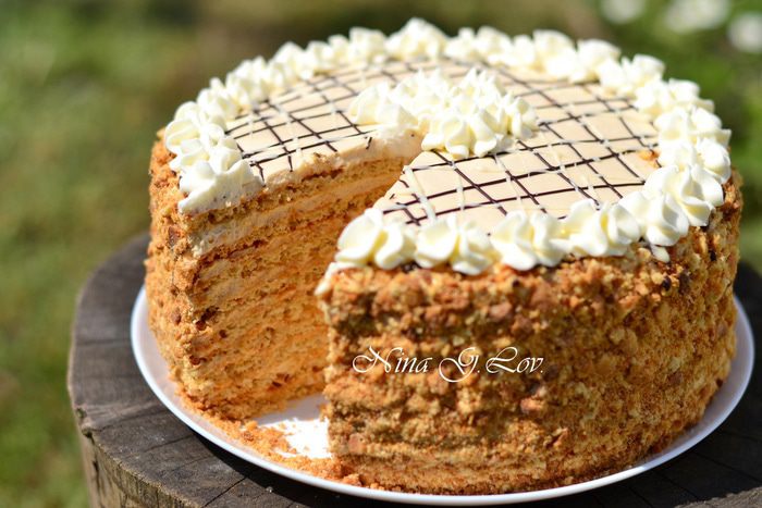 Арахисовый торт &amp;quot;Коровка&amp;quot;