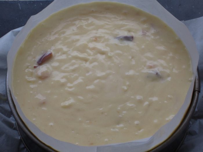 Итальянский пирог с персиками 