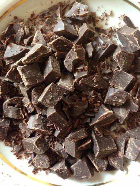 Песочное печенье с горьким шоколадом, пармезаном и мятой