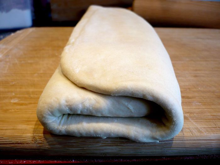 Похлебка с семгой и шпинатом под домашним слоеным тестом &amp;quot;Очарована, околдована&amp;quot;