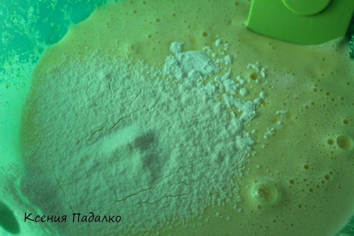 Торт чернично-персиковое суфле