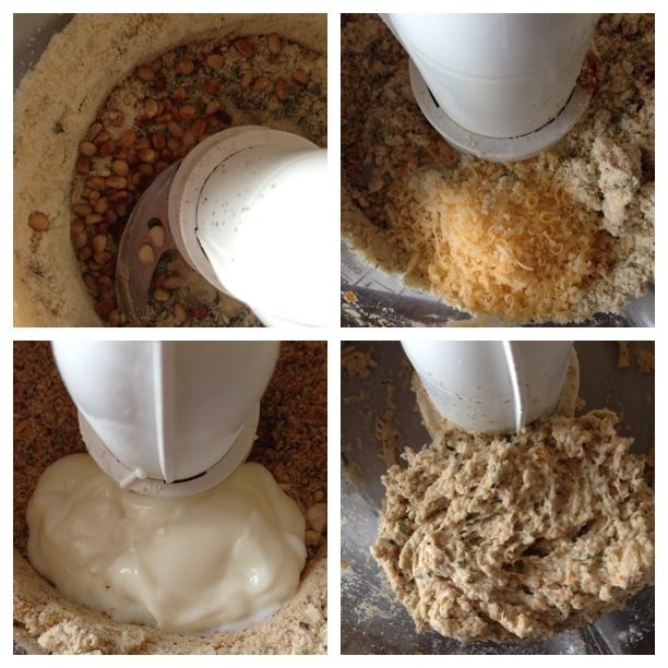 Печенье с кедровыми орешками, пармезаном и базиликом 