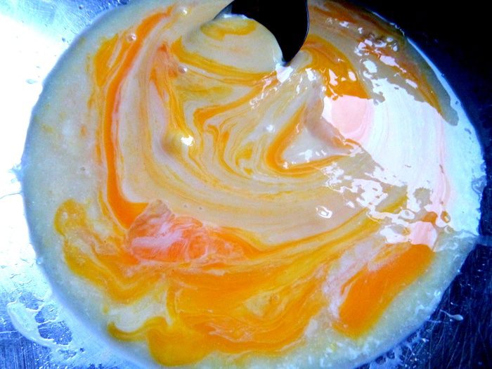 Песочный пирог с кремом на сгущенке