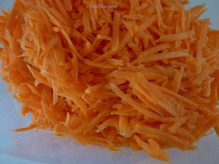 Морковный детский салат 