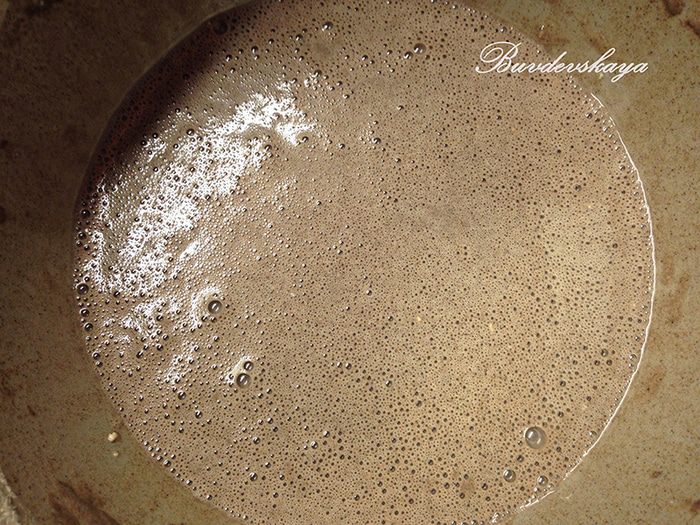 Черемуховые блины с маскарпоне и голубикой