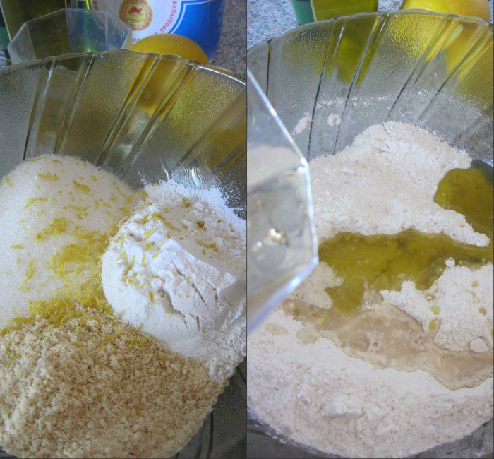 Итальянское печенье с орехами и белым вином