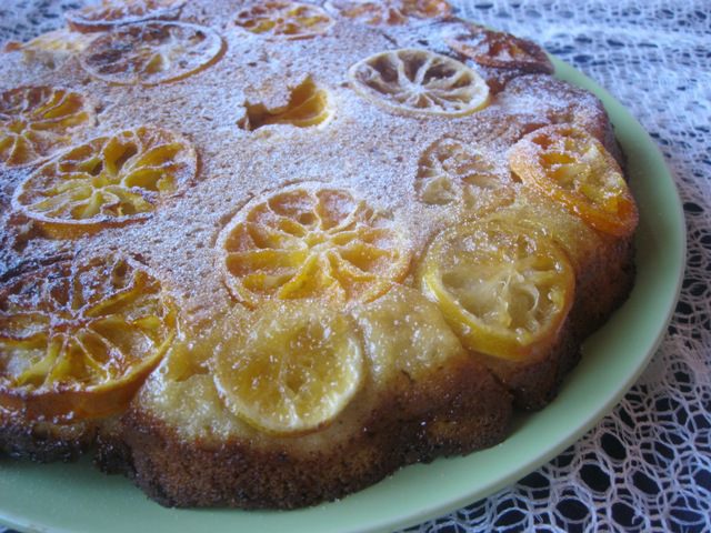 Цитрусовый пирог-перевертыш