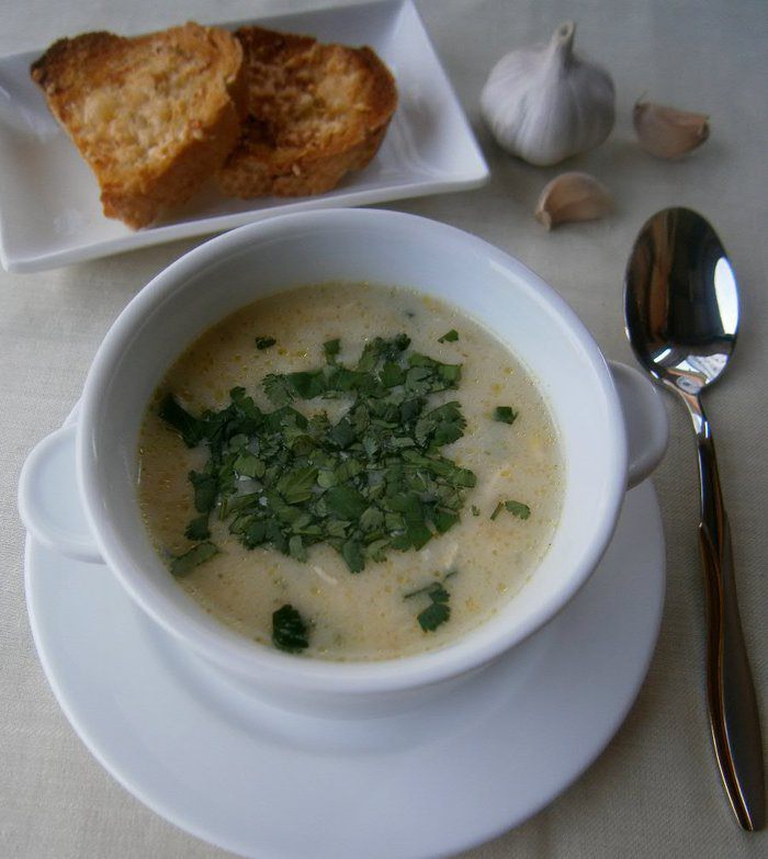 Суп с рисом в индийском стиле