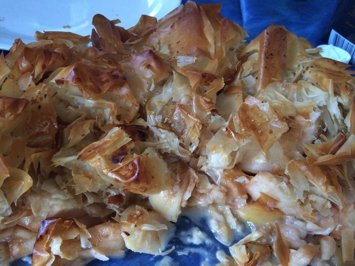 Французский яблочный крустад 