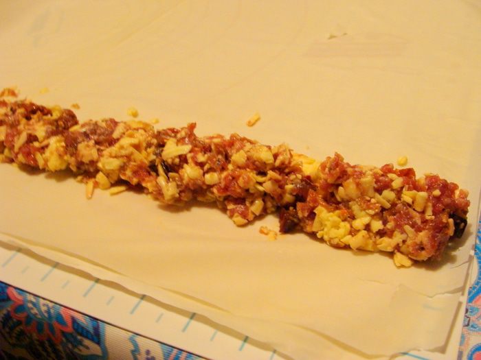 Заливной пирог-улитка с мясом и сыром