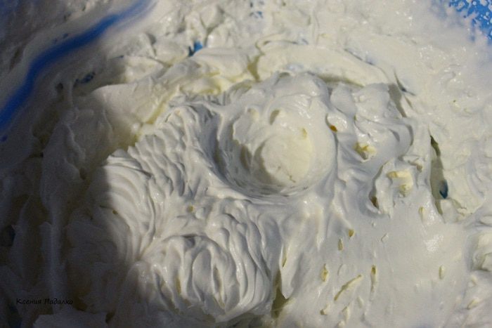 Торт чернично-персиковое суфле