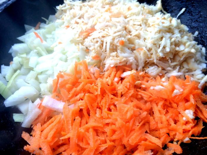 Почки с гречкой