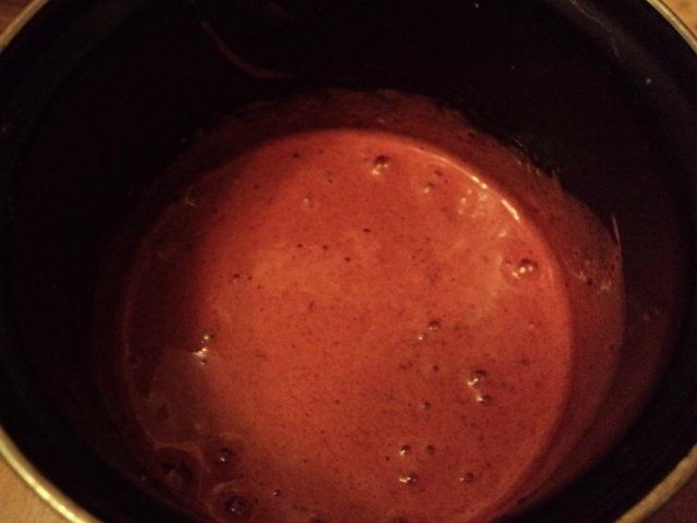 Блинчики с ягодным суфле.