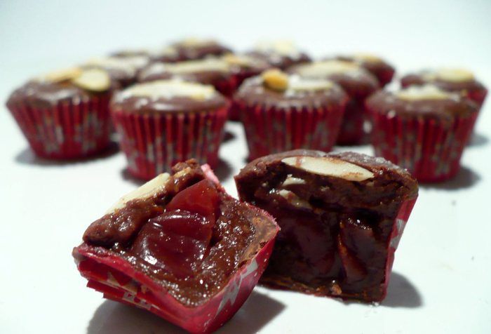 Домашние конфеты с пьяной вишней