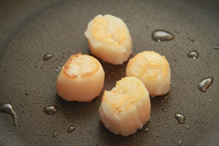 Тыквенный суп-пюре с гребешками