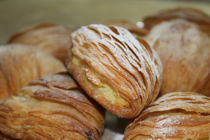 Неаполитанское пирожное Le Sfogliatella